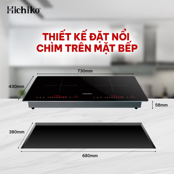 Bếp từ đôi Hichiko HC-2504