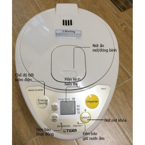 Bình thủy điện tử Tiger PDR-S30W