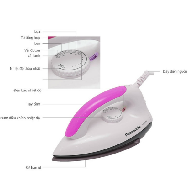 Bàn ủi khô Panasonic PABU-NI-317TXRA