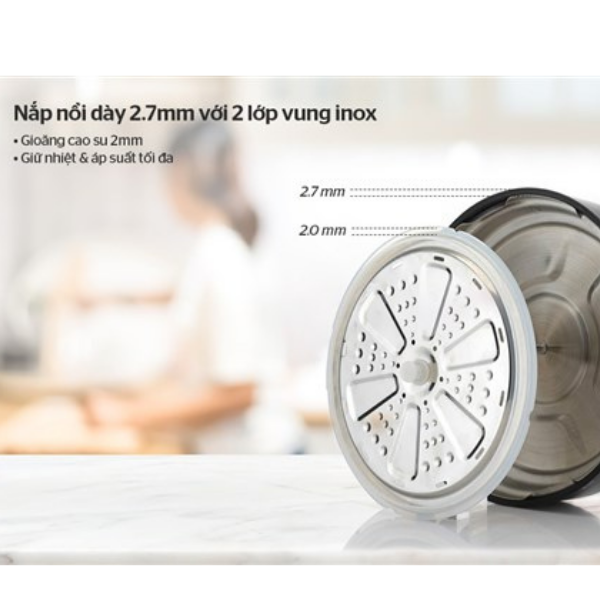 NỒI ÁP SUẤT ĐIỆN TỬ ĐA NĂNG SUNHOUSE MAMA SHD1588B