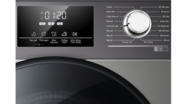 Máy sấy bơm nhiệt AQUA 9 Kg AQH-H900G PS