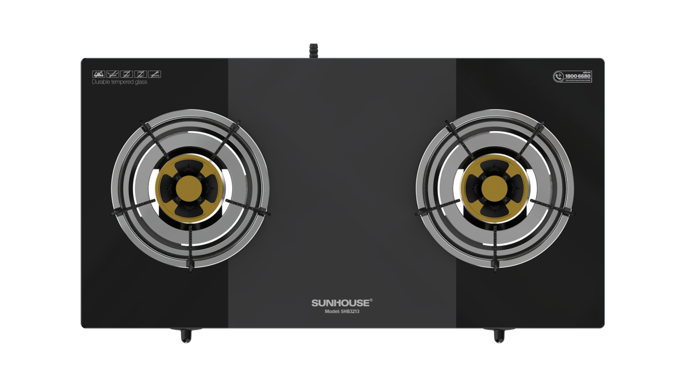 BẾP GAS DƯƠNG KÍNH SUNHOUSE SHB3213
