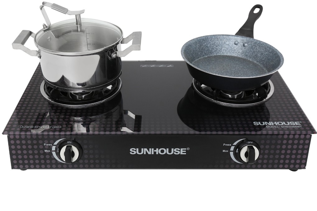 BẾP GAS DƯƠNG KÍNH SUNHOUSE SHB3366MT
