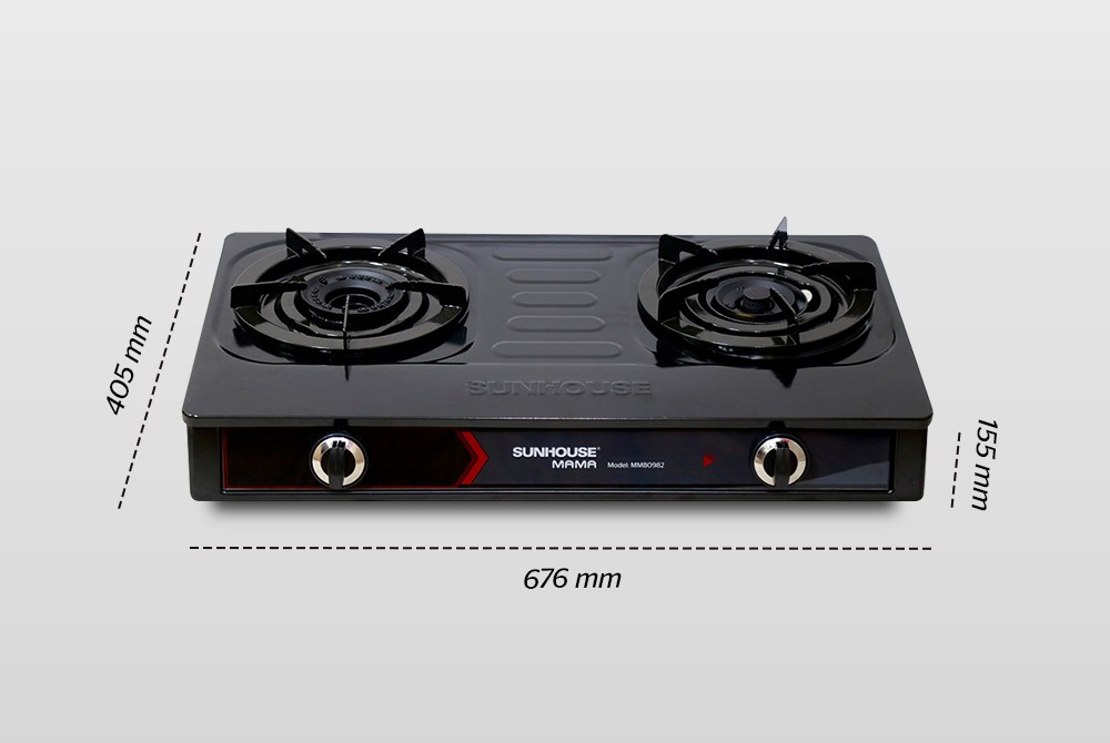 BẾP GAS DƯƠNG MẶT MEN SUNHOUSE MAMA MMB0982
