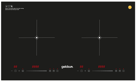 Bếp điện từ đôi Goldsun GDI7400