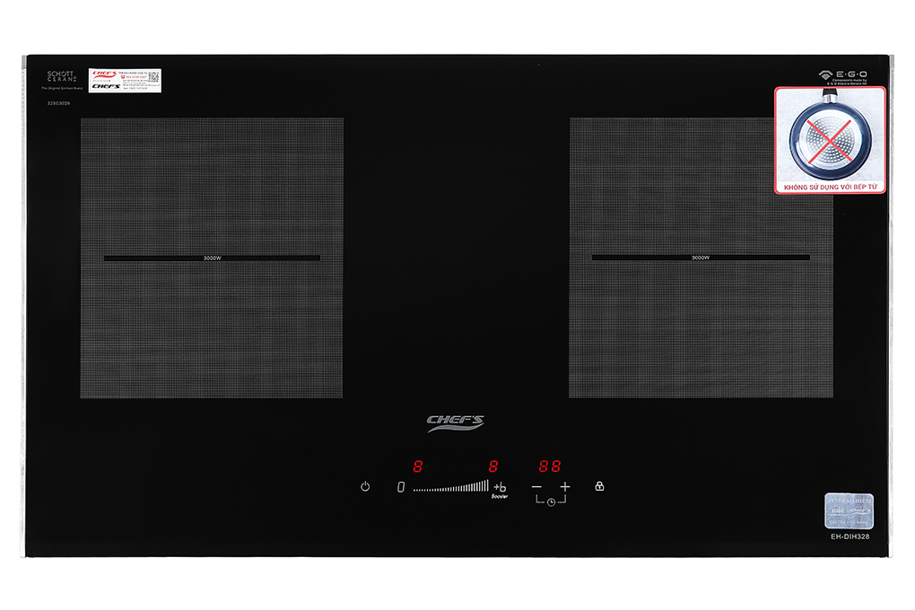 Bếp từ đôi lắp âm Chef's EH - DIH328
