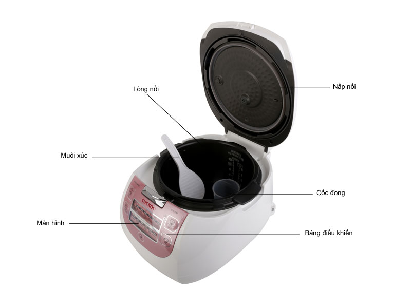 Nồi áp suất điện tử Cuckoo 1.8 lít CRP-G1015M-P