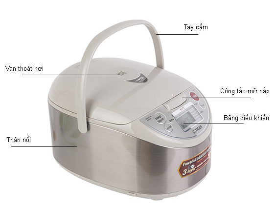 Nồi cơm điện Tiger 1.8 lít JKWA18W