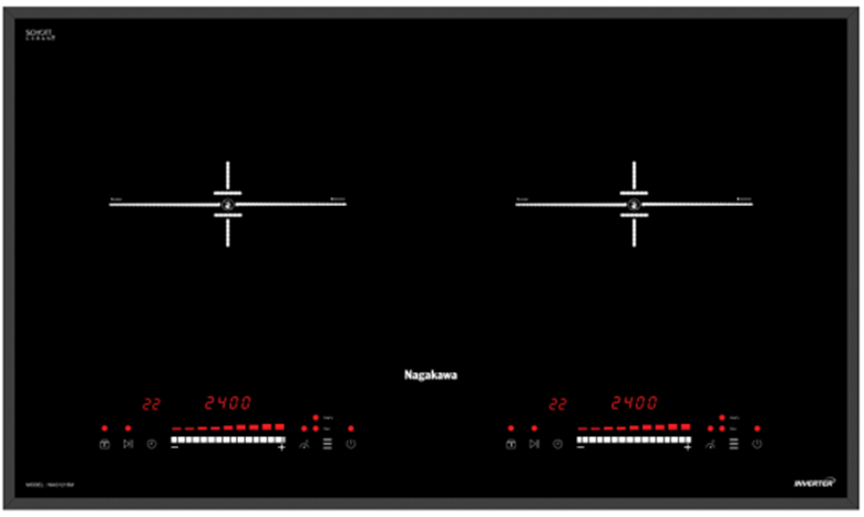 Bếp từ đôi Nagakawa NAG1215M