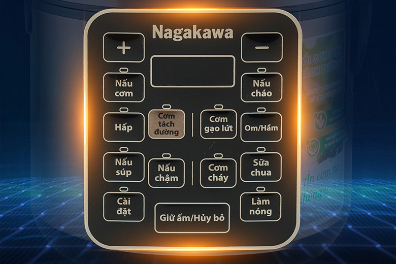 Nồi cơm điện tách đường Nagakawa 1.8 lít NAG0120