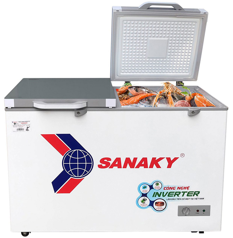 Tủ đông Sanaky Inverter 305 lít VH4099A4K