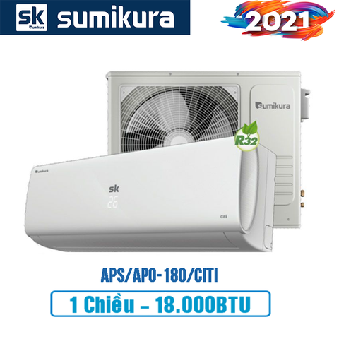 Điều hòa Sumikura APS/APO-180/Citi 1 chiều 18.000btu
