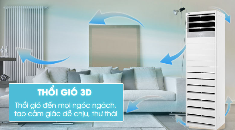 Điều hòa tủ đứng LG 48000BTU 3 Pha APNQ48GT3E4/AUUQ48LH4