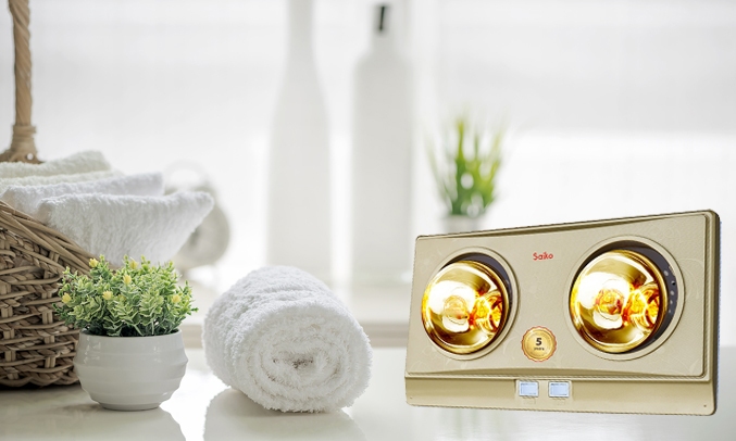Đèn sưởi 2 bóng Saiko BH-252