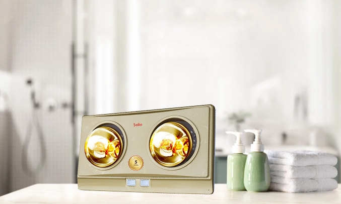 Đèn sưởi 2 bóng Saiko BH-252
