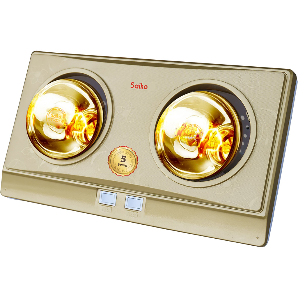 Đèn sưởi 2 bóng Saiko BH-252