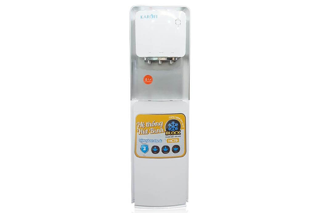 Cây nước nóng lạnh hút bình Karofi HC19