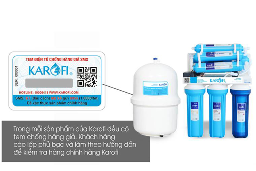 Máy lọc nước Karofi 9 cấp KT-E9RO KV