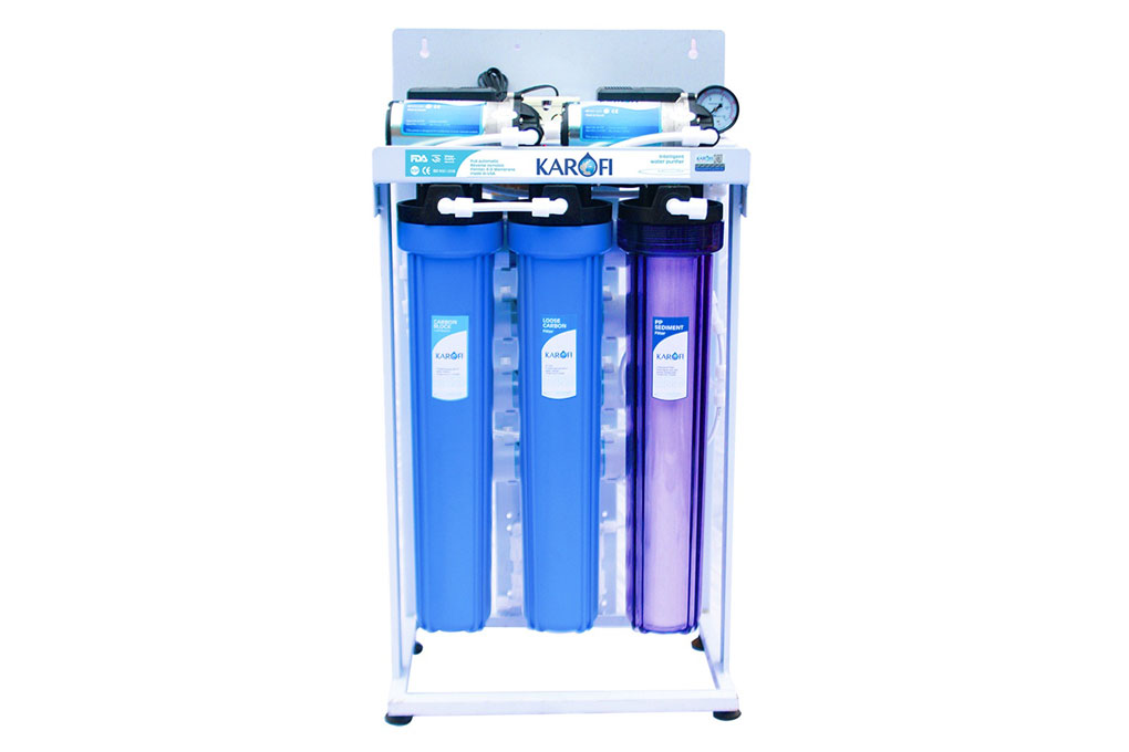 Máy lọc nước bán 6 lõi công nghiệp Karofi 50 lít/h KB50
