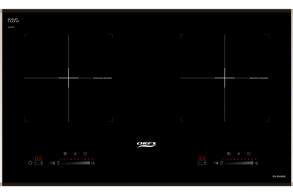 Bếp từ đôi Chef's EH-DIH868