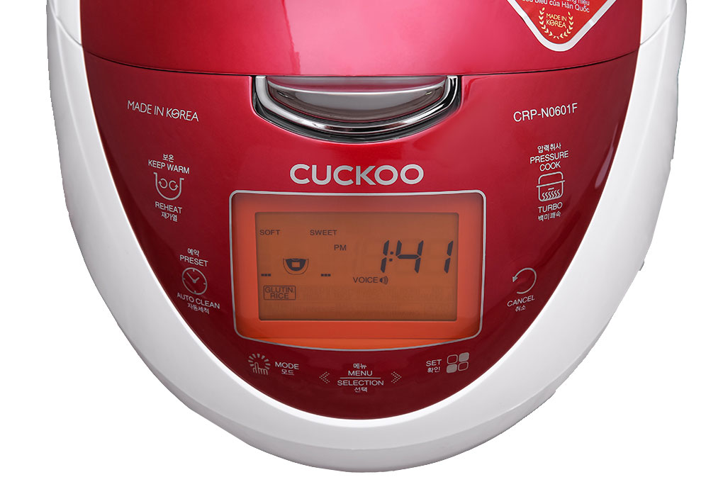Nồi cơm điện tử áp suất Cuckoo 1.08 lít CRP-N0601F