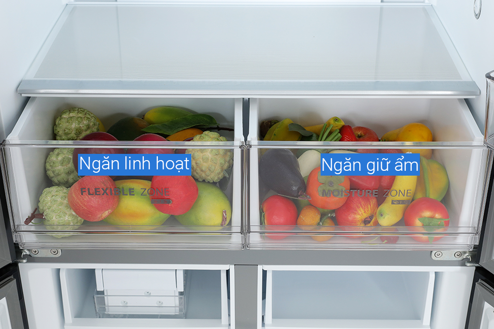 Tủ lạnh Aqua Inverter 410 lít AQR-M466XA(GB)