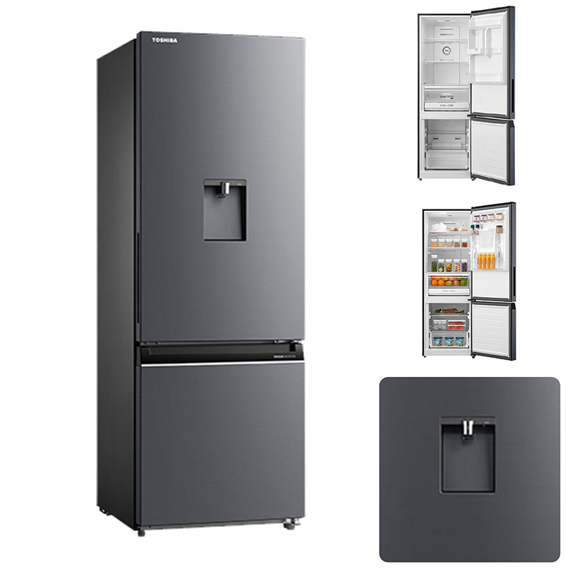 Tủ Lạnh Toshiba Inverter 2 Cánh GR-RB410WE-PMV(06)-MG 322 Lít