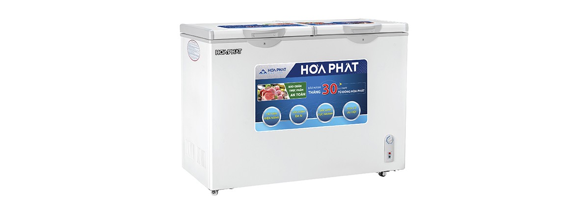 Tủ đông Hòa Phát 2 ngăn 2 cánh HCF 606S2Đ2