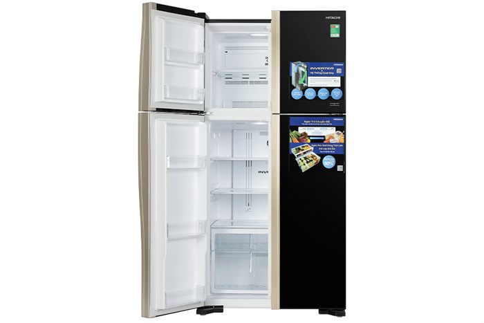 Tủ lạnh Hitachi Inverter 509 lít Multi Door R-FW650PGV8 GBK