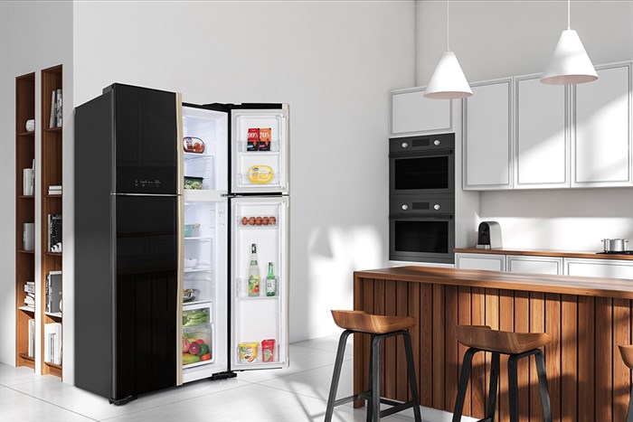 Tủ lạnh Hitachi Inverter 509 lít Multi Door R-FW650PGV8 GBK