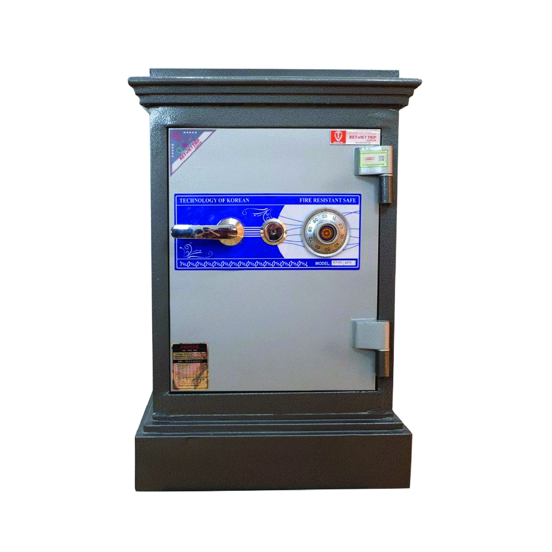 Két sắt Việt Tiệp đúc đặc KC45 khóa cơ