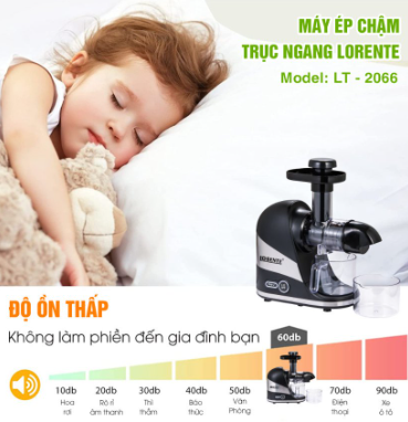MÁY ÉP CHẬM LORENTE LT -2066