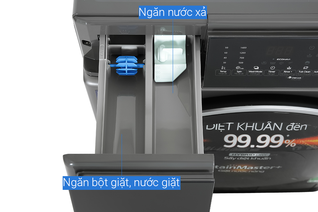 Máy giặt kết hợp sấy Panasonic 10,5kg NA-V105FC1LV