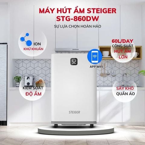 Máy hút ẩm Steiger STG - 860DW