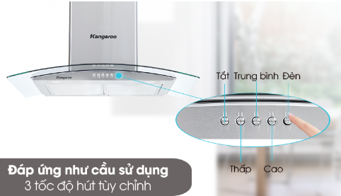 Máy hút mùi Kangaroo KG538
