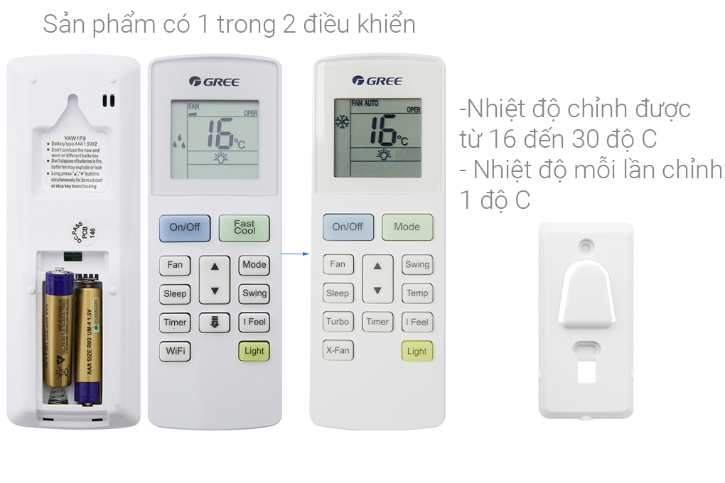 Điều hòa Gree Inverter 1.5 HP GWC12FB-K6D9A1W