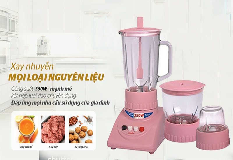 Máy xay sinh tố Saiko BLG-1025G - Hàng chính hãng