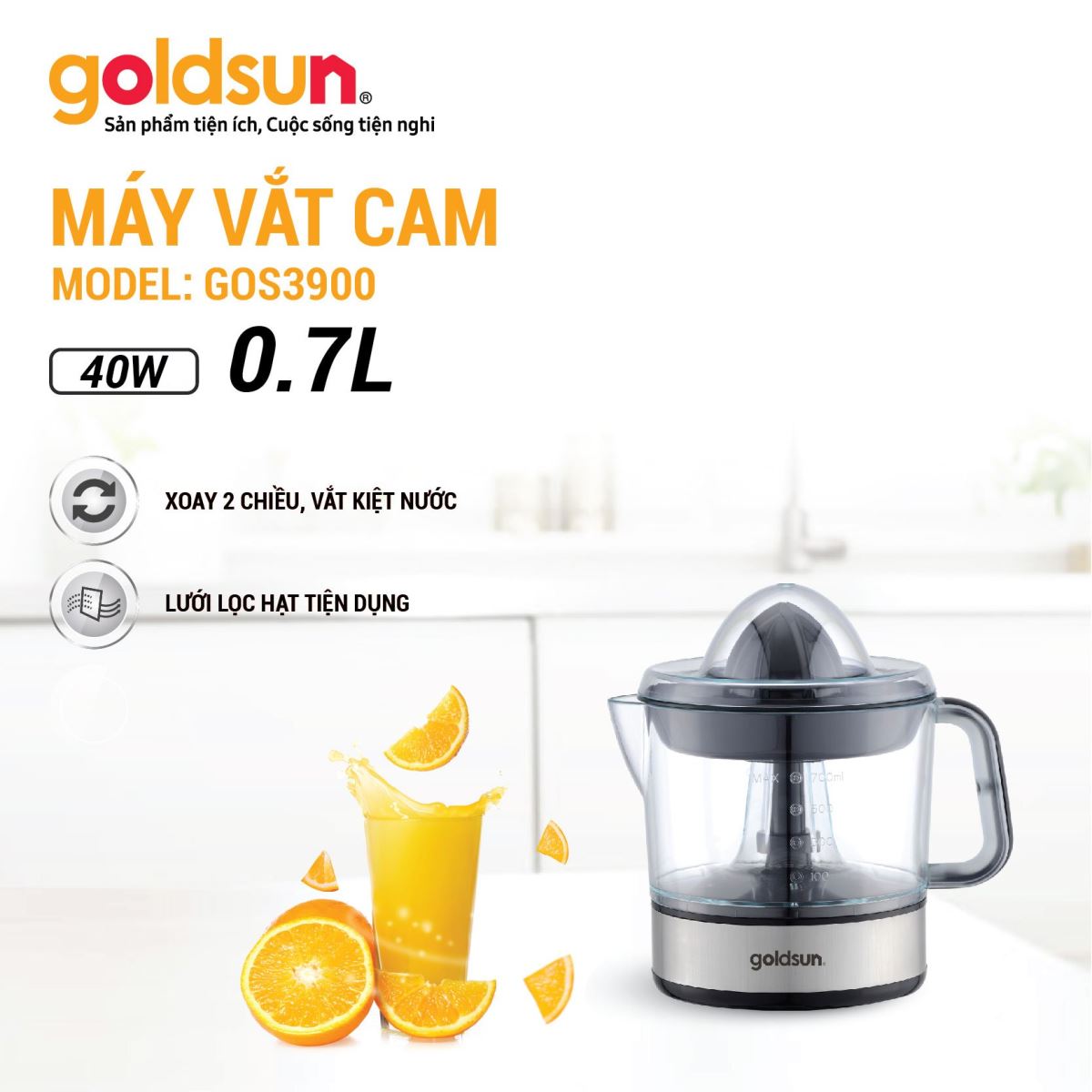 Máy vắt cam Goldsun GOS3900