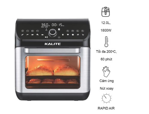 Nồi chiên không dầu Kalite KL-1200