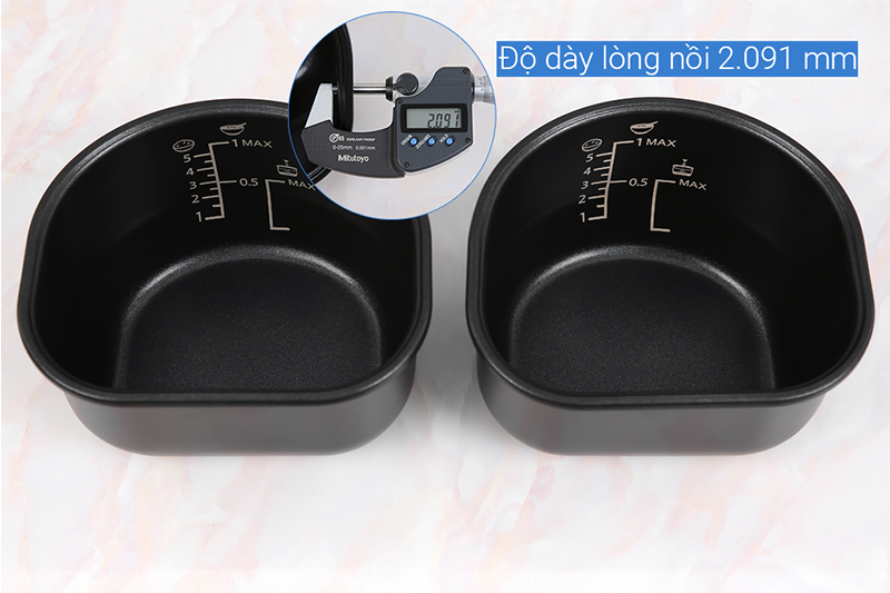 Nồi cơm 2 ngăn đa năng Sharp 1.8 lít KN-TC50VN-WH