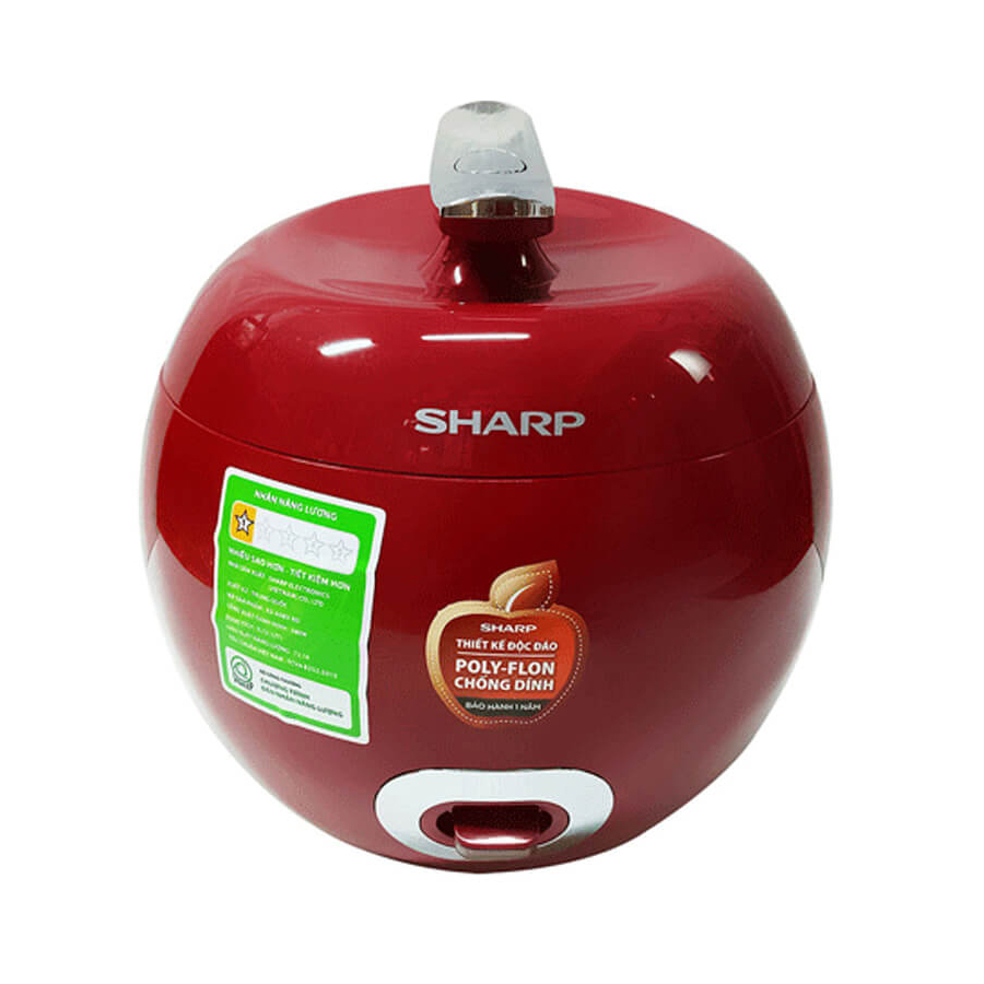 Nồi cơm điện Sharp 0.72 lít KS-A08V-RD