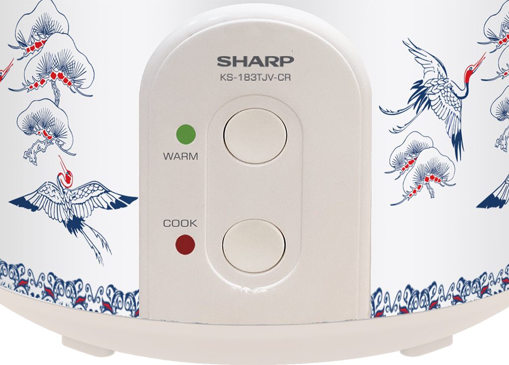Nồi cơm điện Sharp 1.8 lít KS-183TJV-CR