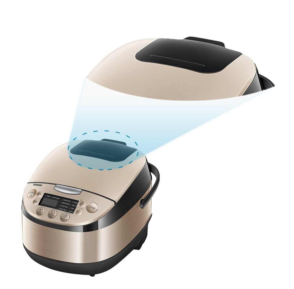 Nồi cơm điện Toshiba 1.8 lít RC-18DR3PV(G)