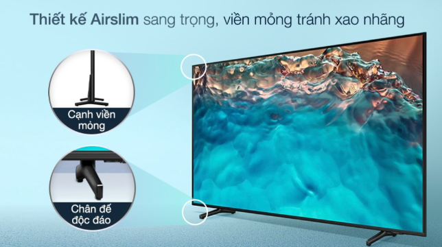 Smart Tivi Samsung 4K Crystal UHD 65 inch UA65BU8000