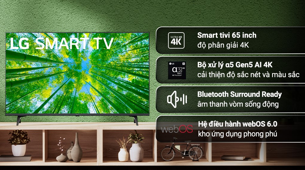 Smart Tivi LG 4K 65 inch 65UQ7550PSF