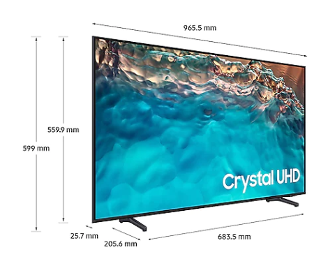 Smart Tivi Samsung 4K Crystal UHD 43 inch UA43BU8000
