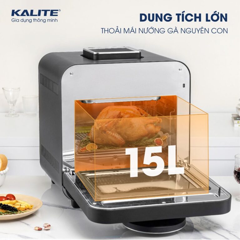Nồi chiên hơi nước KALITE STEAM STAR 15 lít, đa năng