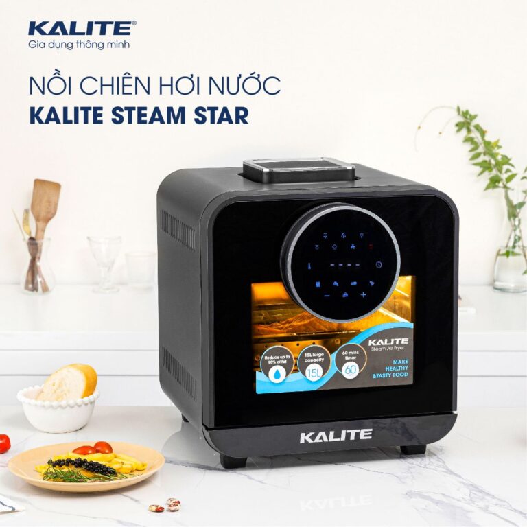 Nồi chiên hơi nước KALITE STEAM STAR 15 lít, đa năng