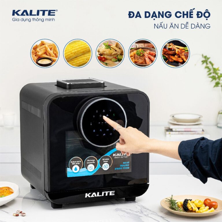 Nồi chiên hơi nước KALITE STEAM STAR 15 lít, đa năng