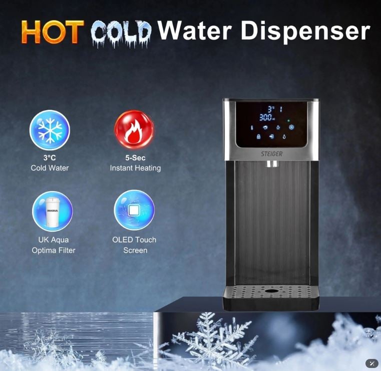 Bình thủy điện nóng lạnh Steiger STG 888